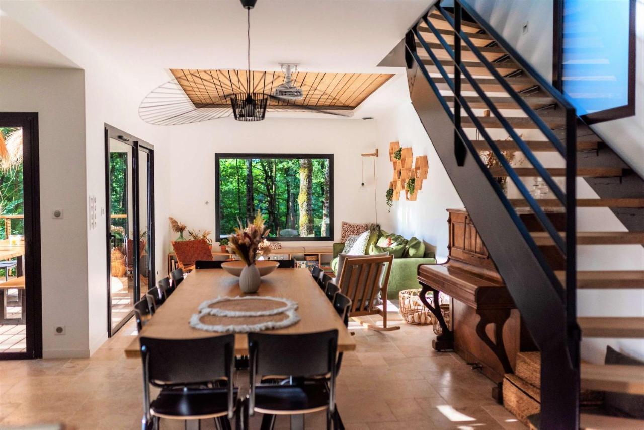 Dans Les Arbres Bed & Breakfast Lanta Bagian luar foto