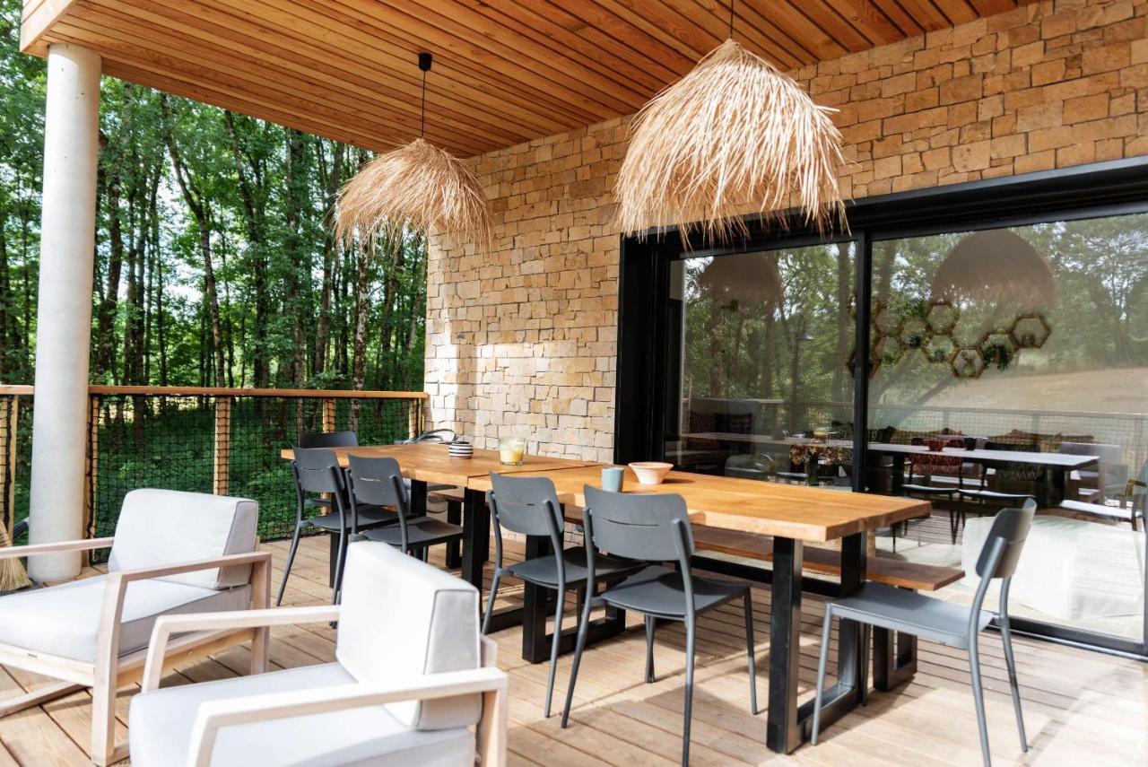 Dans Les Arbres Bed & Breakfast Lanta Bagian luar foto